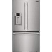 Frigidaire 27.8-Ft³ 3-Door Standard-Depth French Door Refrigerator Ice Maker Stainless Steel