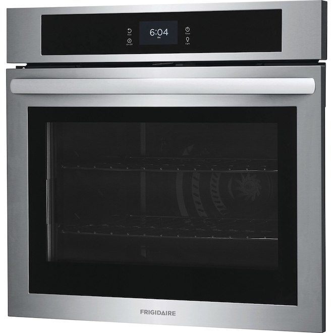 Frigidaire 30-in Single Electric Wall Oven with Fan Convection - Self-Cleaning - 5.3-cu. ft. - Stainless Steel