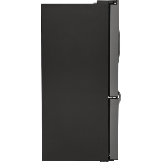 Frigidaire Gallery 27.8-cu ft 3-Doors French Door Refrigerator - Smudge-Proof Black Stainless Steel Finish