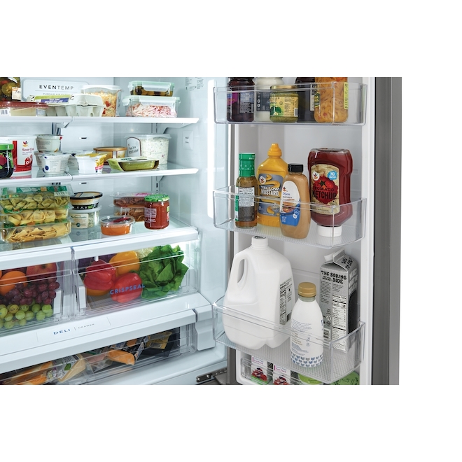 Frigidaire 27.8-cu ft 3-Doors French Door Refrigerator - Fingerprint resistant Stainless Steel Finish