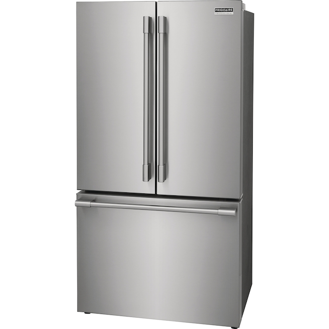 Frigidaire Pro 23.3-cu ft 3-Doors French Door Refrigerator - Smudge-Proof Stainless Steel