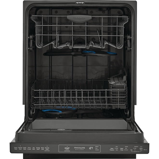 Lave-vaisselle encastré Frigidaire Gallery, 24 po, acier inoxydable noir, 49 dBA, certifié Energy Star