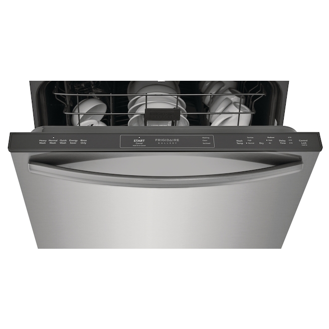 Frigidaire Gallery 24-in Built-in Dishwasher - Fingerprint-Resistant Stainless Steel - 52 dBA - Energy Star