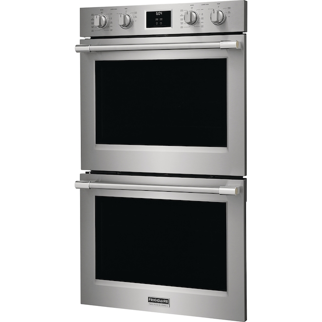 Frigidaire Professional 30-in Double Wall Oven with Total Convection - Smudge-Proof Stainless Steel