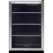 Frigidaire 4.6-cu ft Freestanding Beverage Cooler - 138 Cans - Stainless Steel