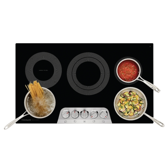 Frigidaire Gallery 36-in Electric Cooktop - 5 Elements - Stainless Steel