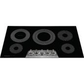 Frigidaire Gallery 36-in Electric Cooktop - 5 Elements - Black Stainless Steel
