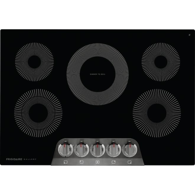 Frigidaire Gallery 30-in Electric Cooktop - 5 Elements - Black Stainless Steel