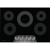 Frigidaire Gallery 30-in Electric Cooktop - 5 Elements - Black Stainless Steel