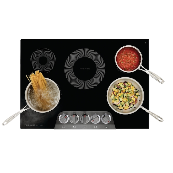 Frigidaire Gallery 30-in Electric Cooktop - 5 Elements - Black Stainless Steel