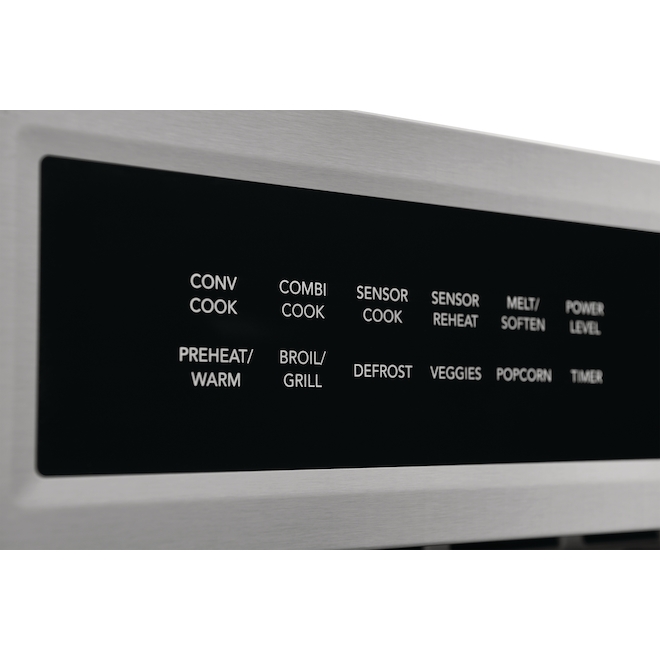 Frigidaire Professional 30-in Microwave and Convection Oven Dropdown Door Stainless Steel