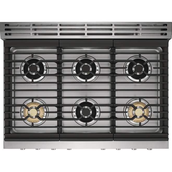 Frigidaire Professional Stainless Steel Dual-Fuel 36-in Freestanding Range