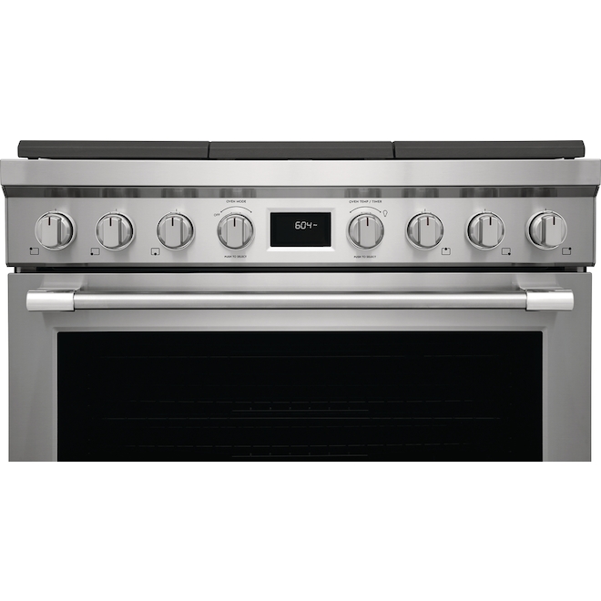 Frigidaire Professional Stainless Steel Dual-Fuel 36-in Freestanding Range