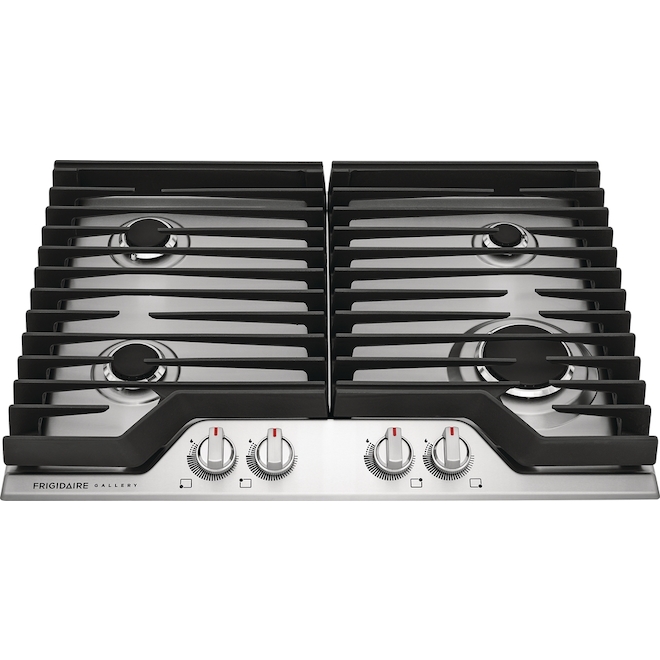 Frigidaire Gallery 30-in Gas Cooktop - 4 Burners - Stainless Steel