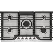 Frigidaire Gallery 36-in Gas Cooktop - 5 Burners - Stainless Steel