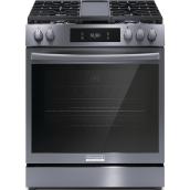 Frigidaire Gallery 30-in Front Controls Gas Range - Fingerprint Resistant Stainless Steel - Convection Oven