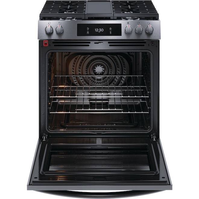 Frigidaire Gallery 30-in Front Controls Gas Range - Fingerprint Resistant Stainless Steel - Convection Oven