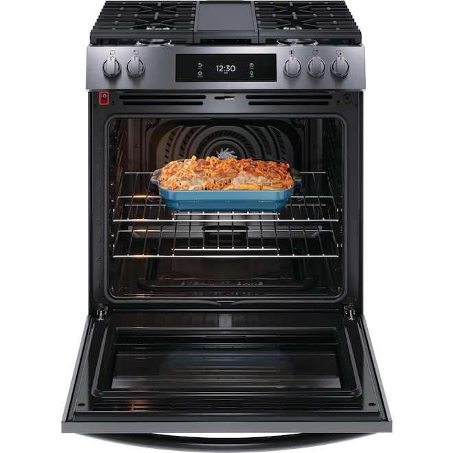 Frigidaire Gallery 30-in Front Controls Gas Range - Fingerprint Resistant Stainless Steel - Convection Oven