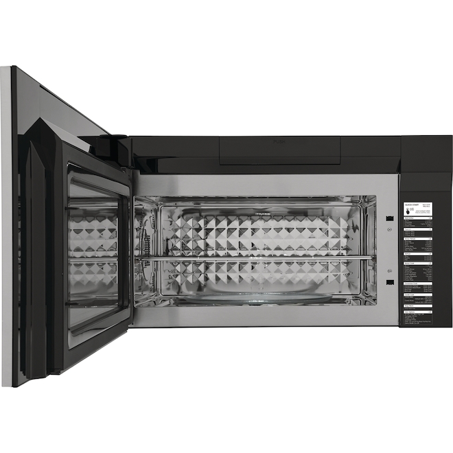 Four à micro-ondes à hotte intégrée de 30 po Frigidaire Professional, 1,9 pi³, cuisson par convection, acier inoxydable