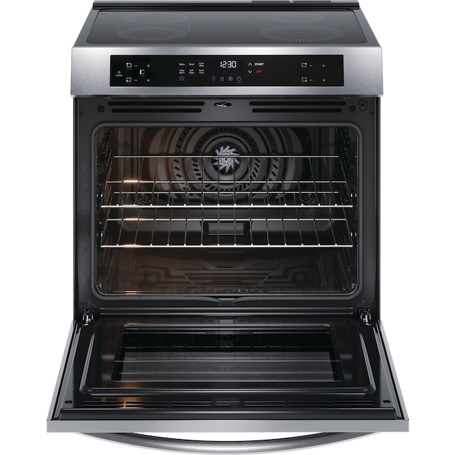 Frigidaire 30-in Freestanding Induction Range with Convection Bake - Stainless Steel