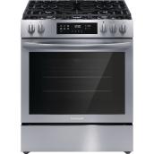 Frigidaire 30-in Gs Range with Convection Oven - Stainless Steel Finish - 5 Cast Iron Elements