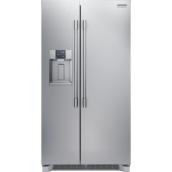 Frigidaire Pro 22.3-cu ft Stainless Steel Side-by-Side Refrigerator-Freezer