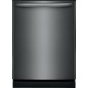 Frigidaire Balck Stainless Steel 24-in 2-Rack Built-In Dishwasher with Hidden Controls