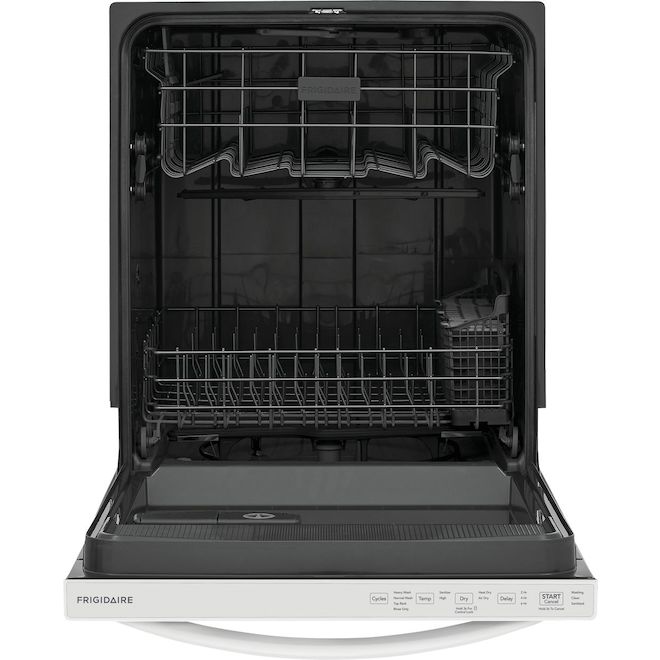 Frigidaire 24-in White Built-In Dishwasher with Sanitize Option