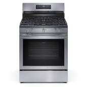 Frigidaire 30-In Stainless Steel 5.1-Ft³ Self-Clean Oven 5-Burner Freestanding Gas Range with Air Fry