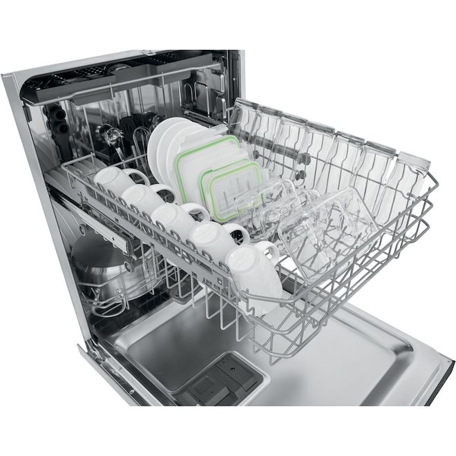 Frigidaire 49-dB Hidden Controls 24-In Built-In Dishwasher Stainless Steel ENERGY STAR®