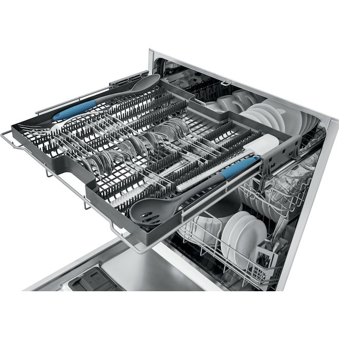 Frigidaire 49-dB Hidden Controls 24-In Built-In Dishwasher Stainless Steel ENERGY STAR®