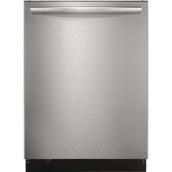 Frigidaire 47-dB Hidden Controls 24-In Built-In Dishwasher Smudge-Free Stainless Steel Energy Star Certified