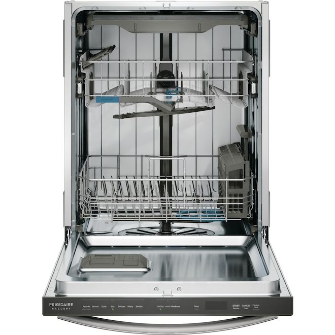 Frigidaire 47-dB Hidden Controls 24-In Built-In Dishwasher Smudge-Free Stainless Steel ENERGY STAR®