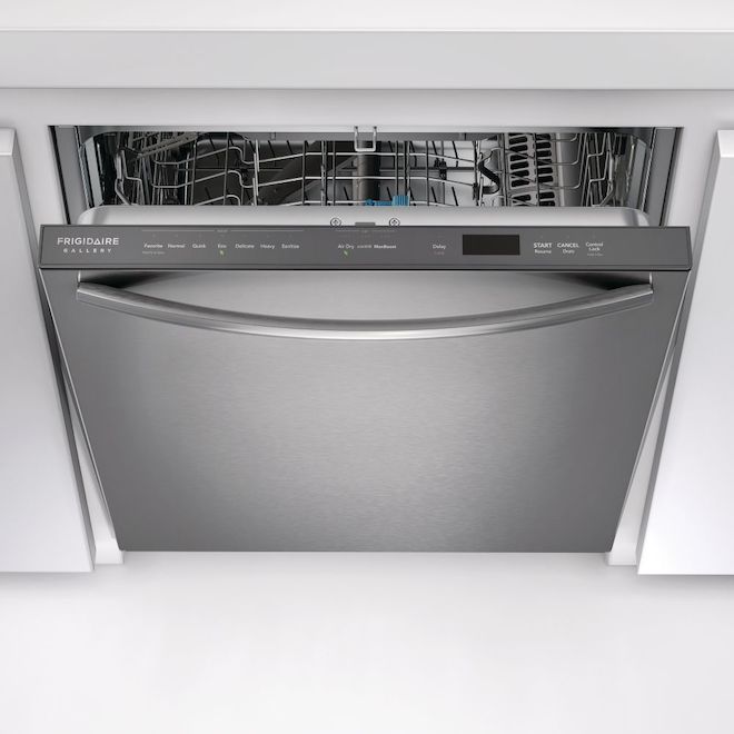 Frigidaire 47-dB Hidden Controls 24-In Built-In Dishwasher Smudge-Free Stainless Steel ENERGY STAR®