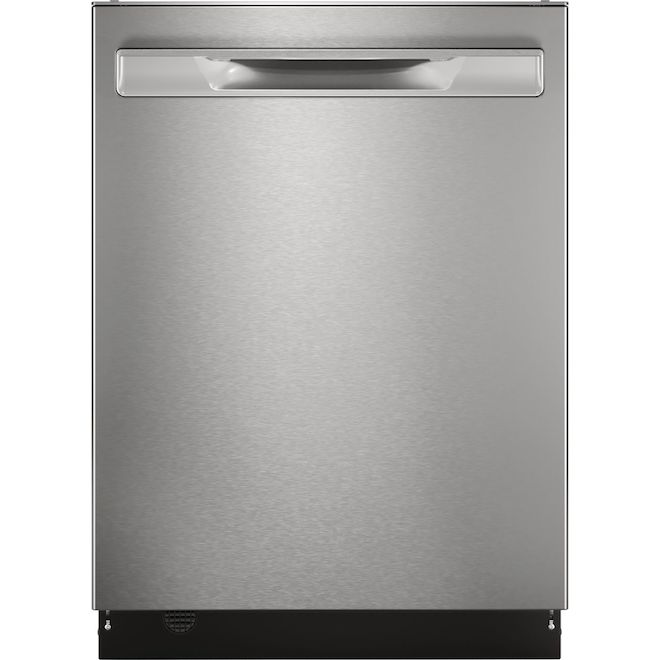 Lave-vaisselle intégré Frigidaire commandes dissimulées 24 po en acier inoxydable antiempreinte  ENERGY STAR®