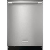 Frigidaire 47-dB Hidden Controls 24-In Built-In Dishwasher Smudge-Free Stainless Steel ENERGY STAR®