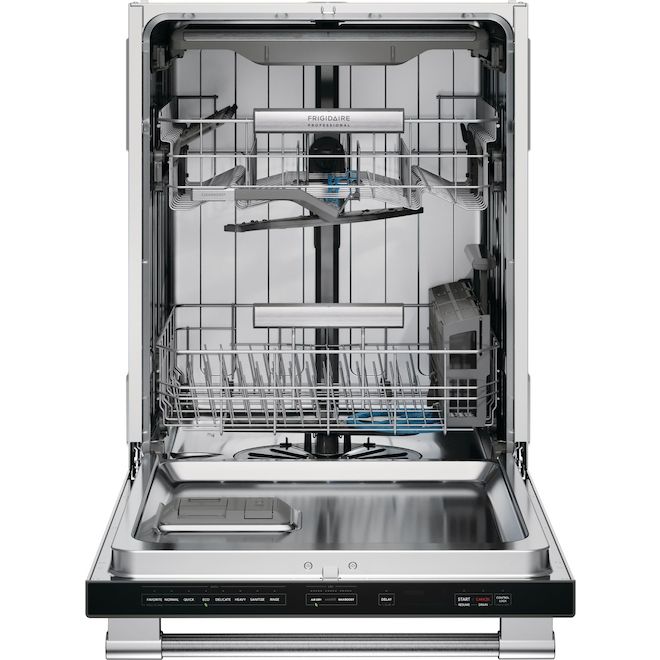 Frigidaire 47-dB Hidden Controls 24-In Built-In Dishwasher Smudge-Free Stainless Steel ENERGY STAR®