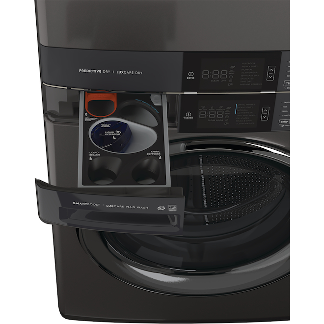 Electrolux Electric Front-Load Washer/Dryer LaundryTower 5.2/8-Ft³ Slate ENERGY STAR®