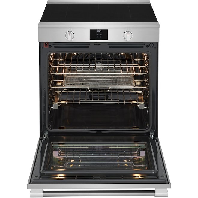 Frigidaire Professional 36-in 5-Element Self-Cleaning Convection Oven Induction Range - Stainless Steel