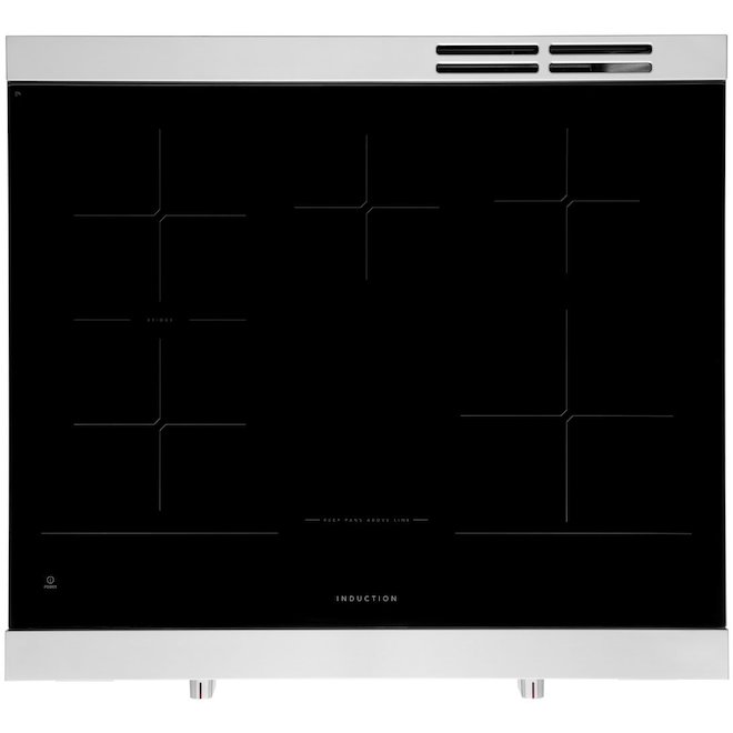 Frigidaire Professional 36-in 5-Element Self-Cleaning Convection Oven Induction Range - Stainless Steel