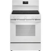 Frigidaire 30-in Smooth Surface 5-Element 5.3-ft³ Manual Cleaning Freestanding Electric Range - White