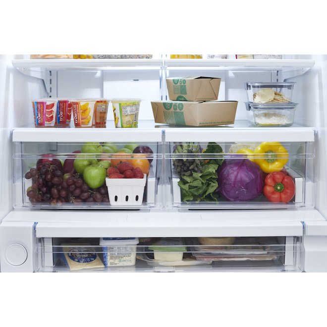 Frigidaire 28.8-ft³ Stainless Steel Standard Depth French Door Refrigerator with Water/Ice Dispenser - ENERGY STAR®