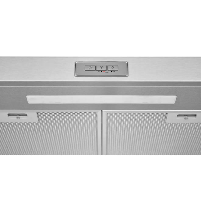 Hotte sous-armoire 30 po 220 pi³/min Frigidaire, acier inoxydable