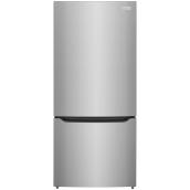 Frigidaire Gallery 20.3-ft³ Bottom/Freezer Refrigerator with Internal Water/Ice Dispenser - Stainless Steel