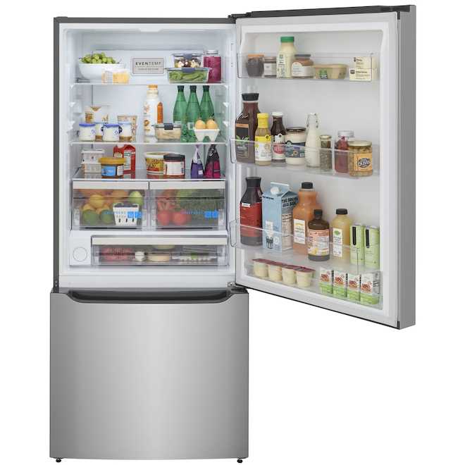 Frigidaire Gallery 20.3-ft³ Bottom/Freezer Refrigerator with Internal Water/Ice Dispenser - Stainless Steel