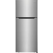 Frigidaire 17.6-ft³ Top Freezer Refrigerator in Brushed Steel Finish