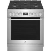 Electrolux 30-in 4.5-ft³ 5-Burner Convection Oven Freestanding Gas Range - Stainless Steel