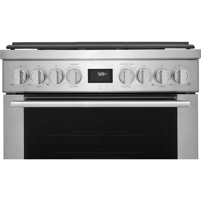 Electrolux 30-in 4.5-ft³ 5-Burner Convection Oven Freestanding Gas Range - Stainless Steel