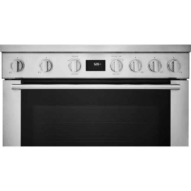 Cuisinière à induction autonome 36 po Electrolux 5 éléments four convection nettoyage vapeur 4,4 pi³, acier inoxydable.