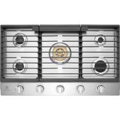 Electrolux 36-in 5-Burner Gas Cooktop - Stainless Steel